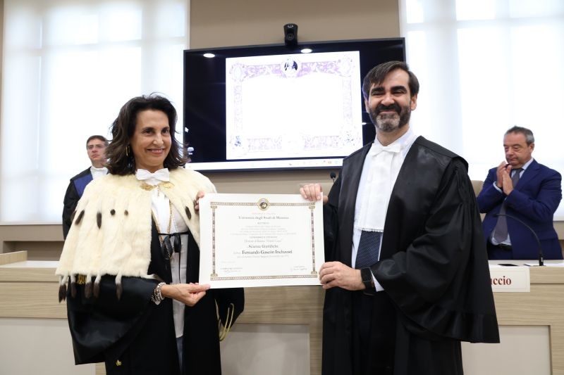 El prof. Fernando Gascón Inchausti, distinguido Doctor Honoris causa por la Universidad de Messina - 1