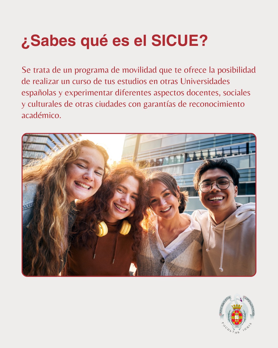 ¿Has pensado en estudiar en otra universidad española durante tu carrera? Esta información te interesa.