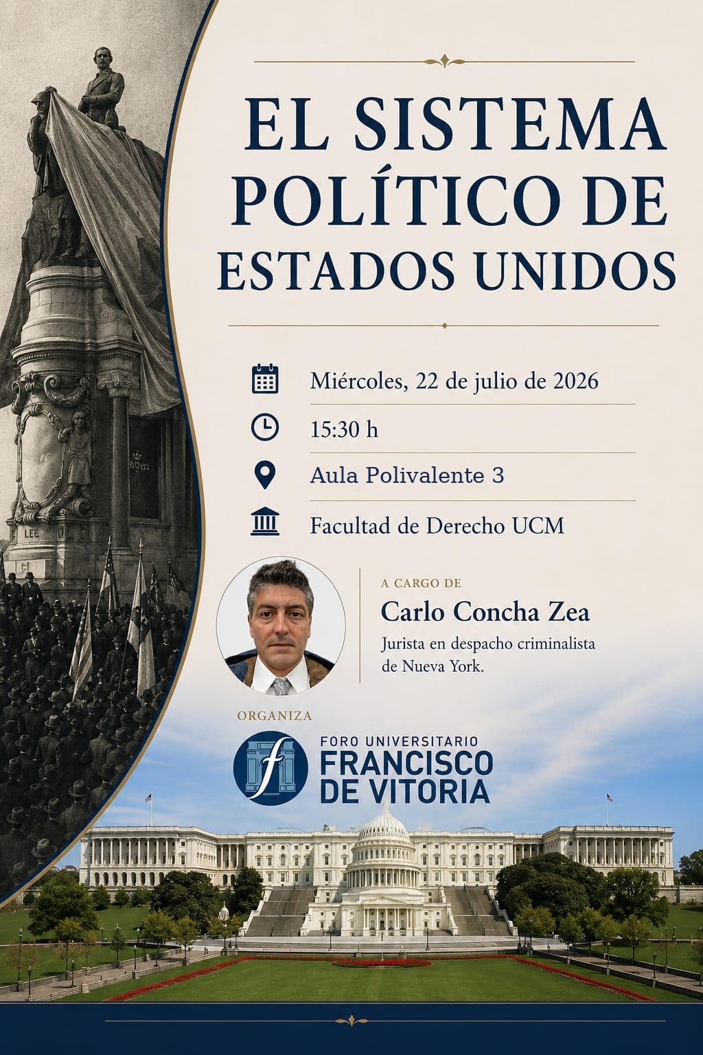 Conferencia "El Sistema Político de Estados Unidos"  (22 julio 2026) 